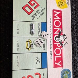 Monopoly Board Game - Classic Red and White Edition